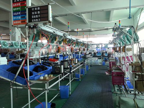 線棒貨架生產(chǎn)車間